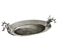 Premier Housewares - Vassoio Cervo, Finitura in Nichel
