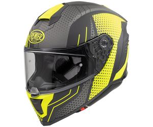 Premier Hyper BP Y 9 BM Casco, nero-giallo, taglia M per maschi