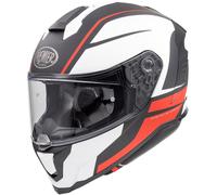 Premier Hyper DE 92 BM Casco, nero-bianco-rosso, taglia L per maschi