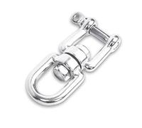 Premier Stainless Solutions Girevole in acciaio inossidabile con mascella e occhio da 1/4", grado marino T316 - Lotto di 25