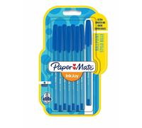 Premier Stationery Papermate Inkjoy Ballpoint Pens. Blue. Pack of 8.