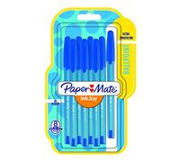 PAPER MATE Premier Stationery Papermate Inkjoy - Penna a sfera, confezione da 8, colore: Blu