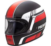 Premier Trophy BL 92 BM Helmet Casco, nero-bianco-rosso, taglia L per maschi