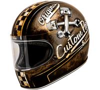 Premier Trophy OP, casco integrale L male Opaco Nero/Bianco/Marrone