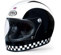 Premier Trophy Retro, Casco integrale M male Nero/Bianco