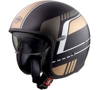 Premier Vintage BL, casco jet S male Opaco Nero/Oro/Bianco