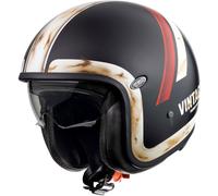 Premier Vintage DO O.S., casco jet XL male Opaco Nero/Whirte/Rosso