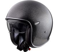 Premier Vintage Glitter, casco jet S male Nero/Argento