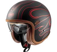 Premier Vintage Platinum ED. Carbon FR, casco aperto L female Opaco Carbonio/Nero/Rosso