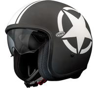 Premier Vintage Star, casco aperto M male Opaco Nero/Bianco