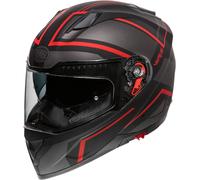 Premier Vyrus ND, casco integrale XL male Opaco Nero/Grigio Scuro/Rosso