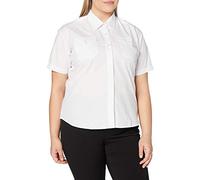 Premier Workwear Ladies Short Sleeve Pilot Shirt Camicia, Bianca, 50 Donna
