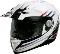 Premier XTrail MO, casco ribaltabile S female Bianco/Nero/Rosso/Blu