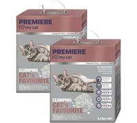 PREMIERE Cat's Favorite Lettiera Agglomerante KIT RISPARMIO 2X10L