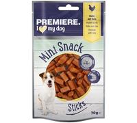 PREMIERE Dog Mini Snack Sticks 70G POLLO CON RISO