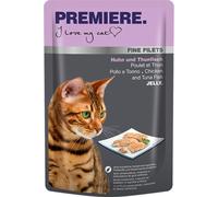 PREMIERE Fine Filets Cat Busta Multipack 24x100G POLLO E TONNO