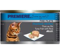 Premiere Fine Filets Cat Lattina Multipack 12x100G TONNO CON RISO