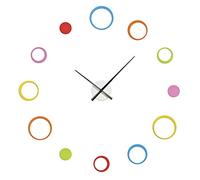 Premiere Housewares 2200480 Orologio da Parete, 12 Multi Cerchi Colorati