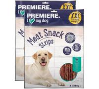 PREMIERE Kit Risparmio 2KG Snack Dog Meat Strips ANATRA