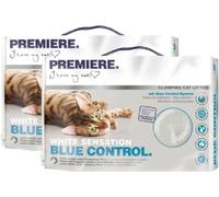 PREMIERE Kit Risparmio 2x12L Lettiera Gatto Blu Control WHITE SENSATION