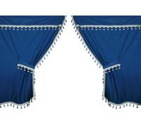 Premiere, set tende in microfibra per camion - Blu