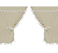 Premiere smart cabin, set tende microfibra per camion - Panna