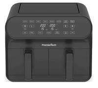 PremierTech Friggitrice ad Aria da 8 Litri, Touch Screen, Doppio cestello/cassetto , Timer, 8 Programmi, 1700 watt - PT8LAF