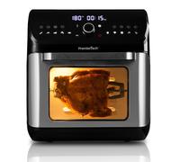PremierTech Friggitrice ad aria da 12 Litri 10 Funzioni Touch Screen Timer Acciaio Inox - PT12LAF