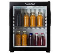 PremierTech Mini Frigo da Camera Hotel da Incasso, 29L, ad Assorbimento, porta in Vetro Reversibile, 220V, Silenzioso 0 Decibel, PTFHG29L