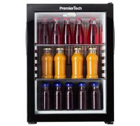 PremierTech Mini Frigo Hotel da Incasso 36L ad Assorbimento con porta in Vetro 220V PTFHG36L