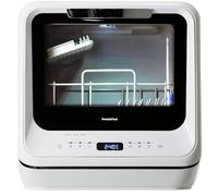 PremierTech Mini Lavastoviglie Portatile da Tavolo Campeggio Barca PTLS2 | Compatta, 6 programmi, minimo ingombro, da tavolo appoggio, campeggio, barca, casa vacanze, hotel, B&B, frutta e biberon