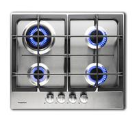 PremierTech PC4G60 Piano cottura a gas 4 fuochi 60cm Acciaio Inox