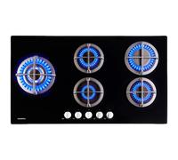 PremierTech Piano cottura a gas 5 fuochi 90cm Vetro P590VL
