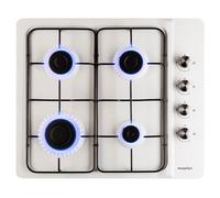 PremierTech Piano cottura a gas 60cm 4 fuochi Bianco P460WH