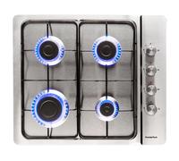PremierTech Piano cottura a gas 60cm 4 fuochi Inox P460IN