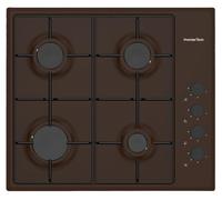 PremierTech Piano cottura a gas 60cm 4 fuochi Marrone P460BN