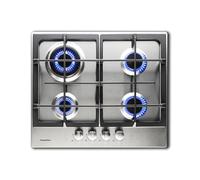 PremierTech PC4G60 Piano cottura a gas 4 fuochi 60cm Acciaio Inox
