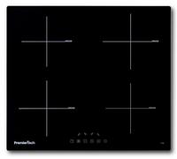 PremierTech Piano Cottura a Induzione 60cm 4 Zone Timer e Blocco sicurezza PT4I