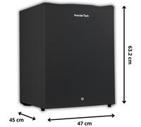PremierTech PT-FR43BK Mini Freezer Nero Congelatore con chiave 42 litri da -24° gradi 4**** Stelle E 39dB