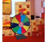 Premio Colori Ruota Roulette da tavolo Ferro Gioco portatile Ruota della fortuna
