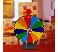 Premio Colori Ruota Roulette da tavolo Ferro Gioco portatile Ruota della fortuna