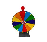 Premio Colori Ruota Roulette da tavolo Ferro Gioco portatile Ruota della fortuna