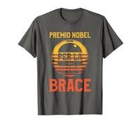 Premio Nobel per La Brace Regalo per Un Griller Maglietta, Uomo, Asfalto, 6XL