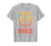 Premio Nobel per La Brace Regalo per Un Griller Maglietta, Uomo, Grigio Melange, M