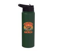 Premio Nobel Per La Brace Retro Grill BBQ Stainless Steel Insulated Water Bottle