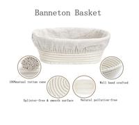 Premio Ovale Banneton Cestino con Liner-Perfetto Pasta Lievito Naturale Proofing