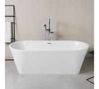 PREMIUM 200 vasca da bagno ovale freestanding L: 178 La: 80 A: 58 cm, PR1273, 200 bianco [Vasche da Bagno > Vasche da Bagno Freestanding]