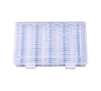 Premium 27mm Numismatic Preservation Case - Archival-Grade Coin Storage Box, Features Precision-Engineered Air-Tight Gasket Sealing Technology For Maximum Conservation | Acid-Free Inert Polymer Constr