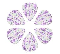 Premium 351 Shape Plectrums 6-Pack Butterfly, plettri per chitarra elettrica, basso e acustica, qualità professionale 0,46-0,96 mm