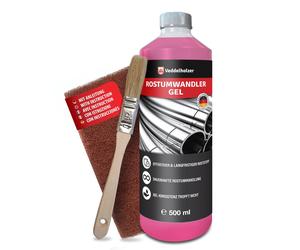 Premium 500 ml di gel convertitore di ruggine con tessuto non tessuto abrasivo e